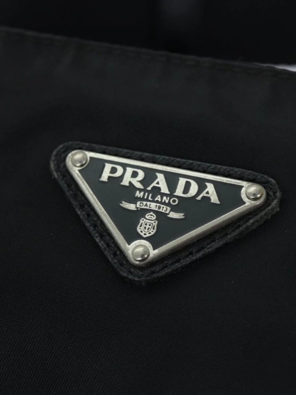 PRADA Shoulder Bag Nylon Black Auth 72842 - Picture 12 of 16
